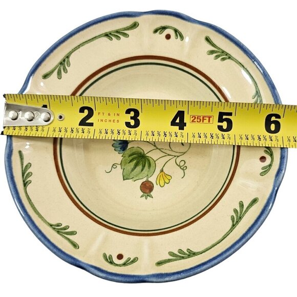 Metlox Poppytrail Vernon Ware California Gigi Rim Appetizer Dessert Plates – 3 - Picture 7 of 14